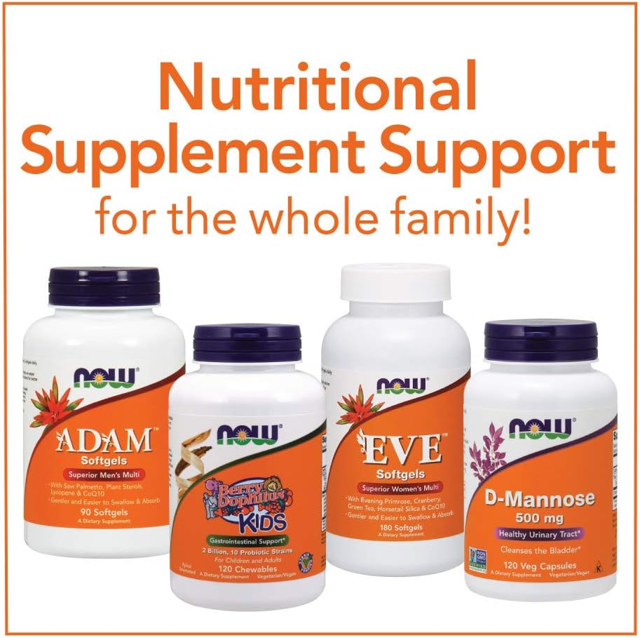 NOW Foods Adam Men's Multivitamin - Softgels, 180 Count - görsel 7