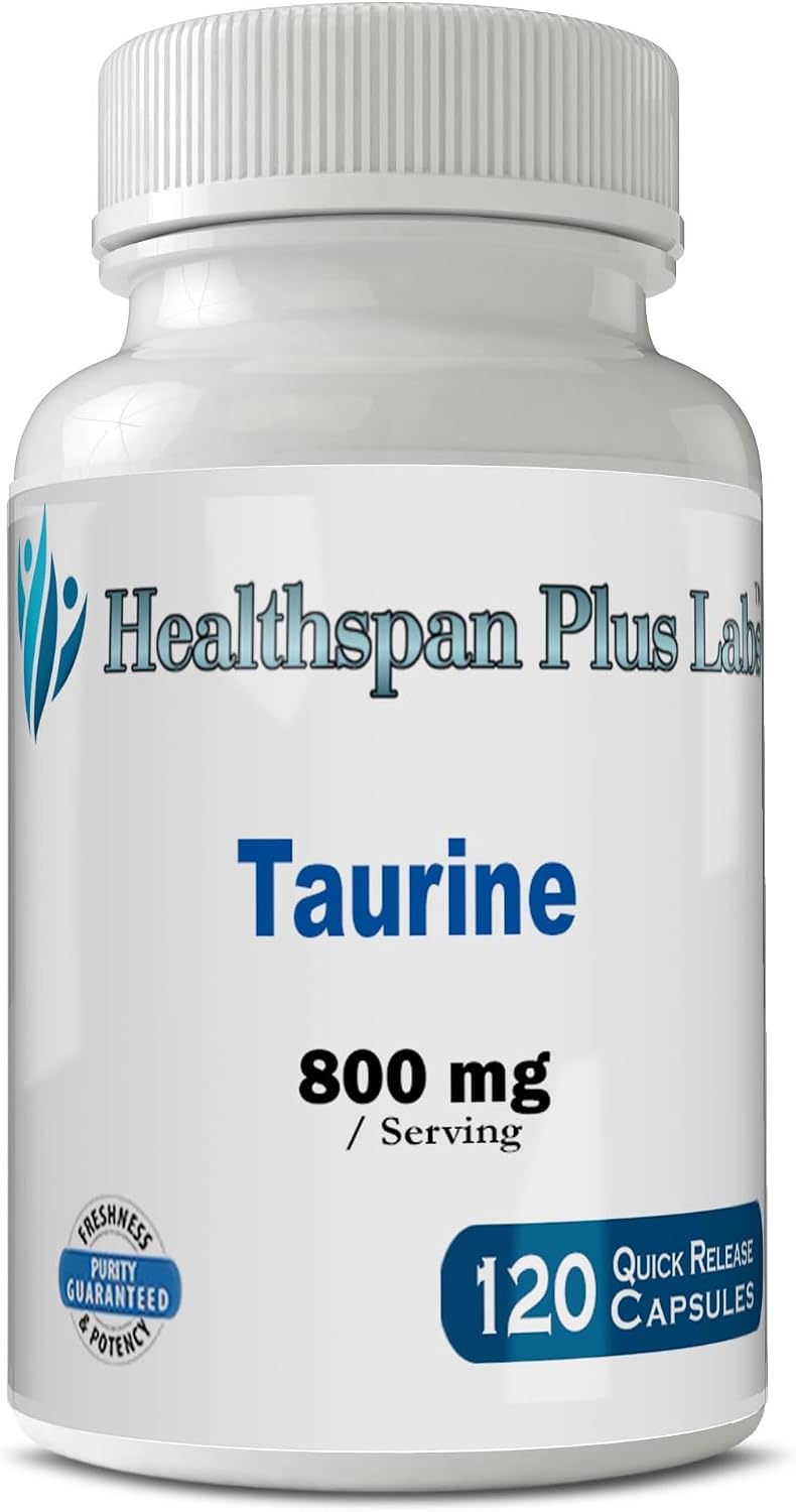 Healthspan Plus Labs Taurine 800mg Capsules - görsel 1