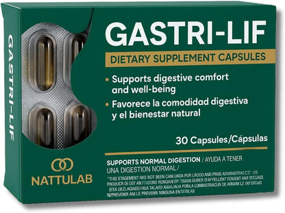 GASTRI-LIF – Traditional Herbal Food Supplement for Digestive Comfort – 30 Capsules