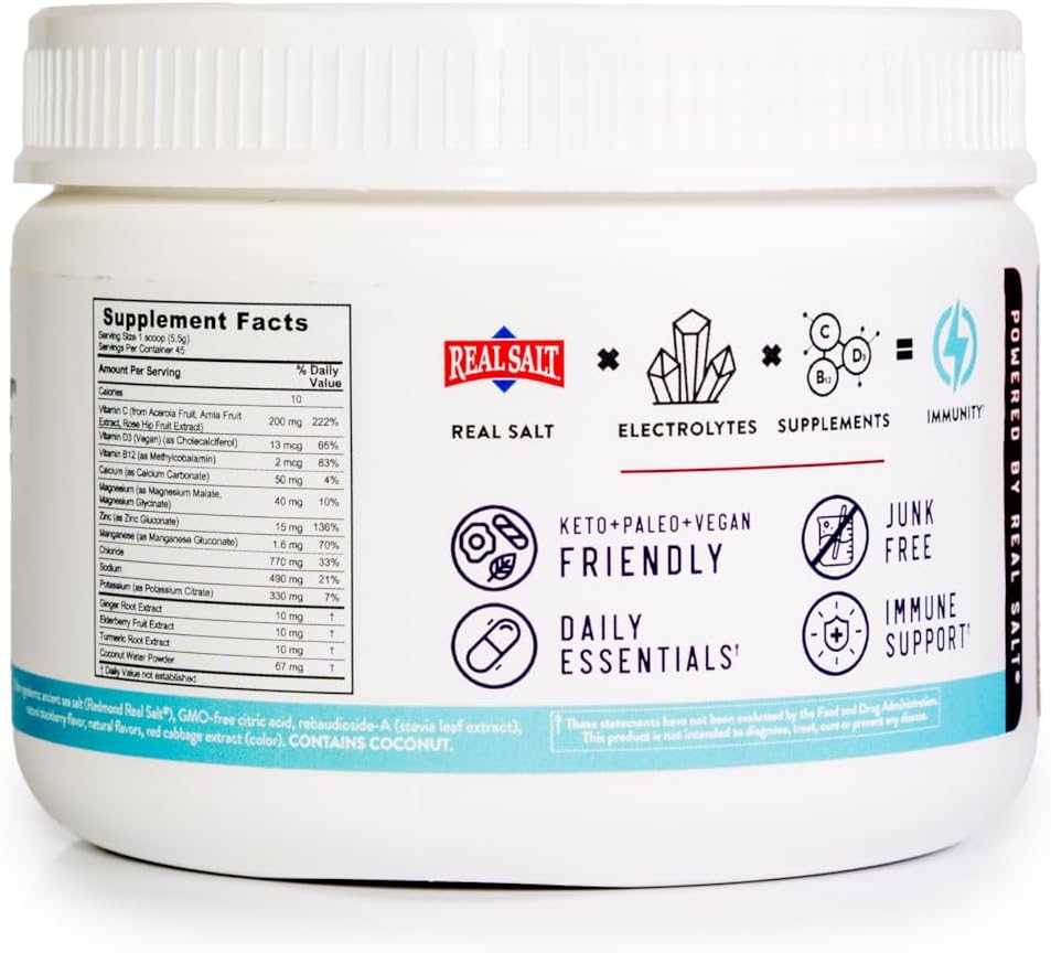 REDMOND Re-Lyte Immunity, Multivitamin Blend (BlackBerry) - görsel 2