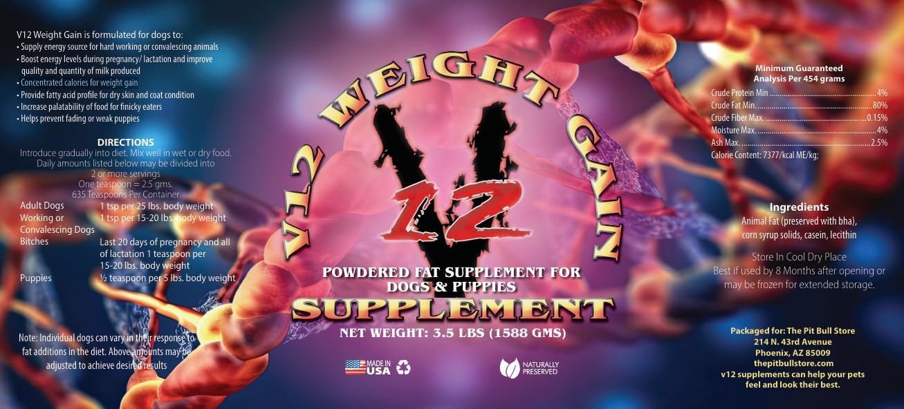 Dog Weight Gain - High Calorie - Puppies & Adults - görsel 2