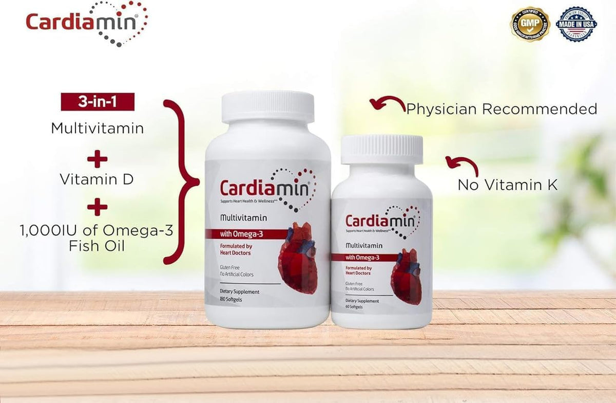 Cardiamin General Wellness Multivitamins 60 Softgels - görsel 2