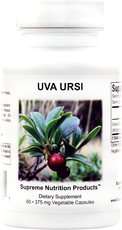 Supreme Nutrition Uva Ursi – 60 Pure Bearberry Vegetarian Capsules
