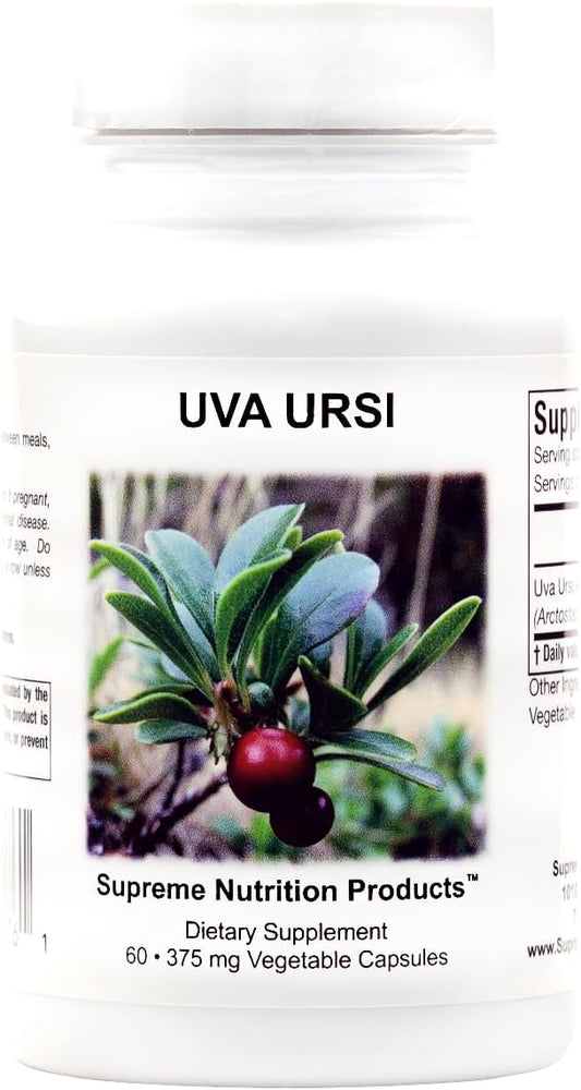 Supreme Nutrition Uva Ursi – 60 Pure Bearberry Vegetarian Capsules