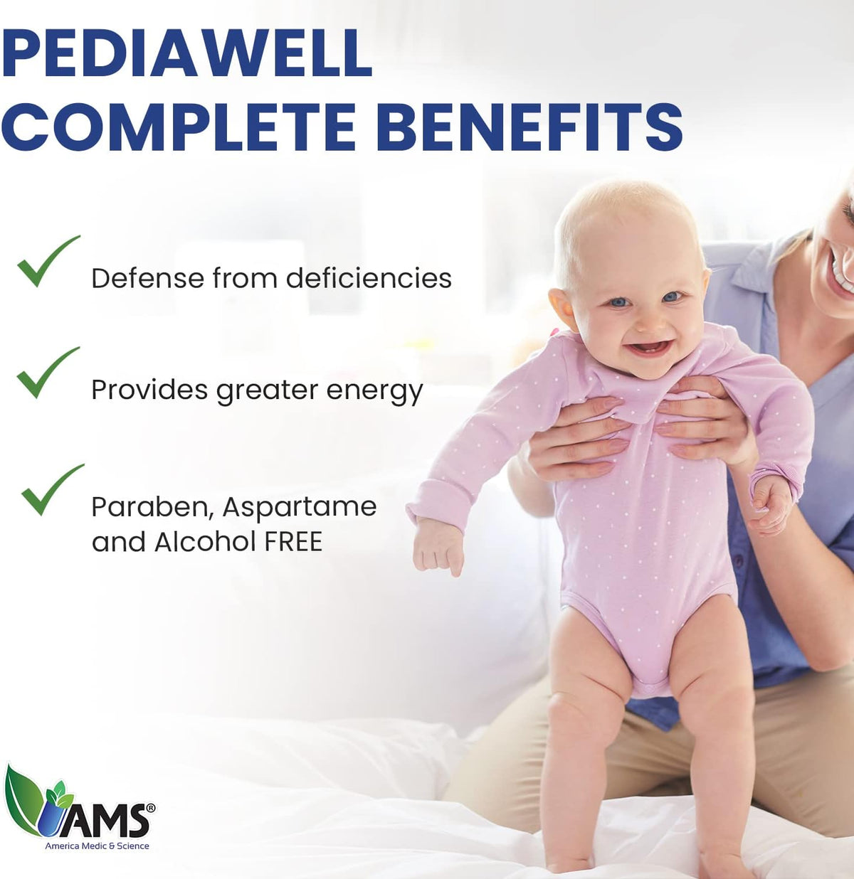 America Medic & Science PediaWell Complete Liquid Multivitamin for Children – 50 ml - görsel 7
