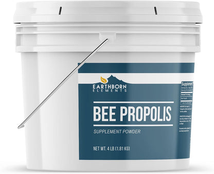 Earthborn Elements Bee Propolis, 3.78 Litre Bucket, Pure & Natural, Bulk Size (1.81 kg)