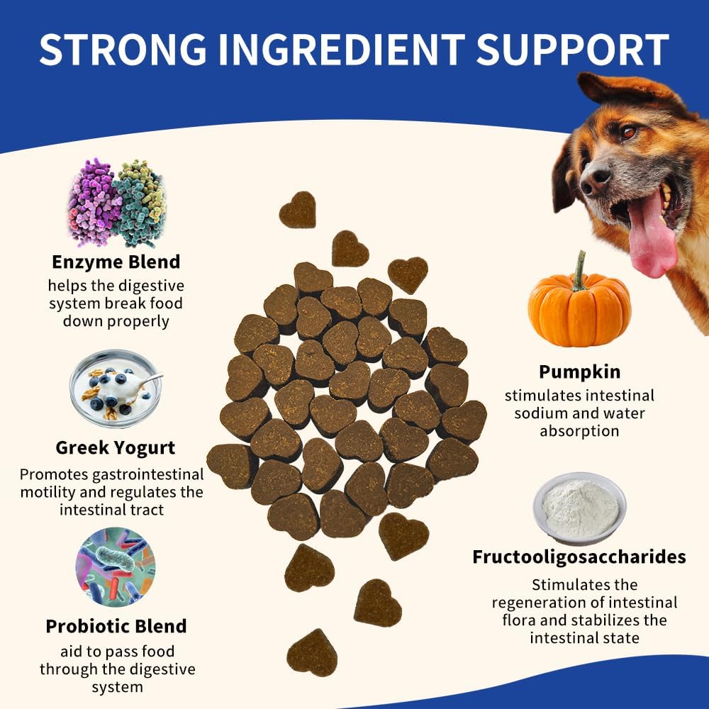 Baaww Probiotics for Dogs - Digestive Health & Immune Support Soft Chews (6 Billion CFUs, 90 Count) - görsel 3