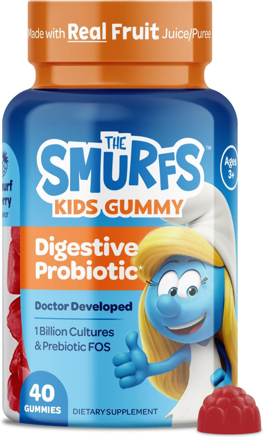 Smurfs Pre and Probiotics for Kids Gummies - görsel 1