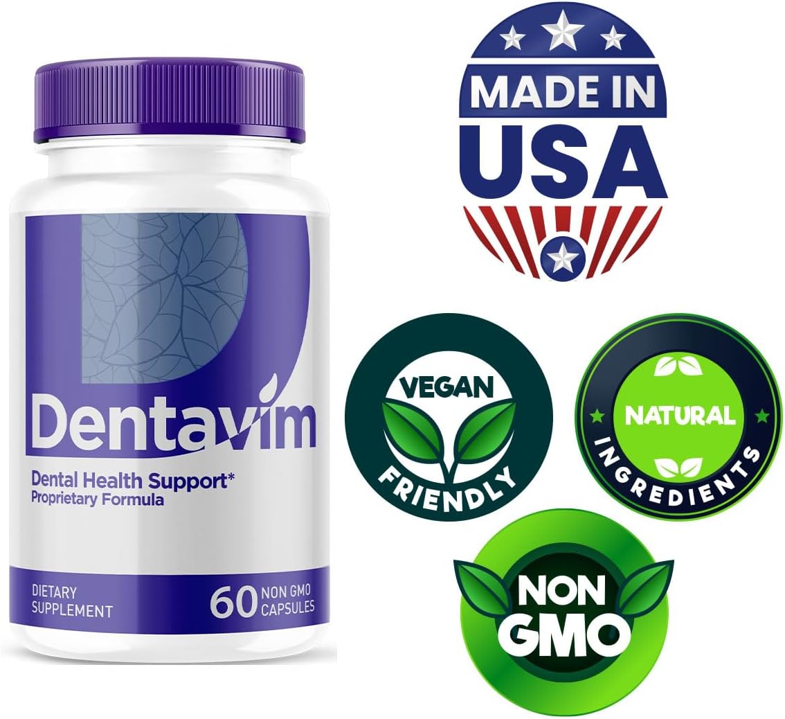 Dentavim Advanced Formula Capsules (2 Pack) – All-Natural Oral Support, 120 Capsules - görsel 4