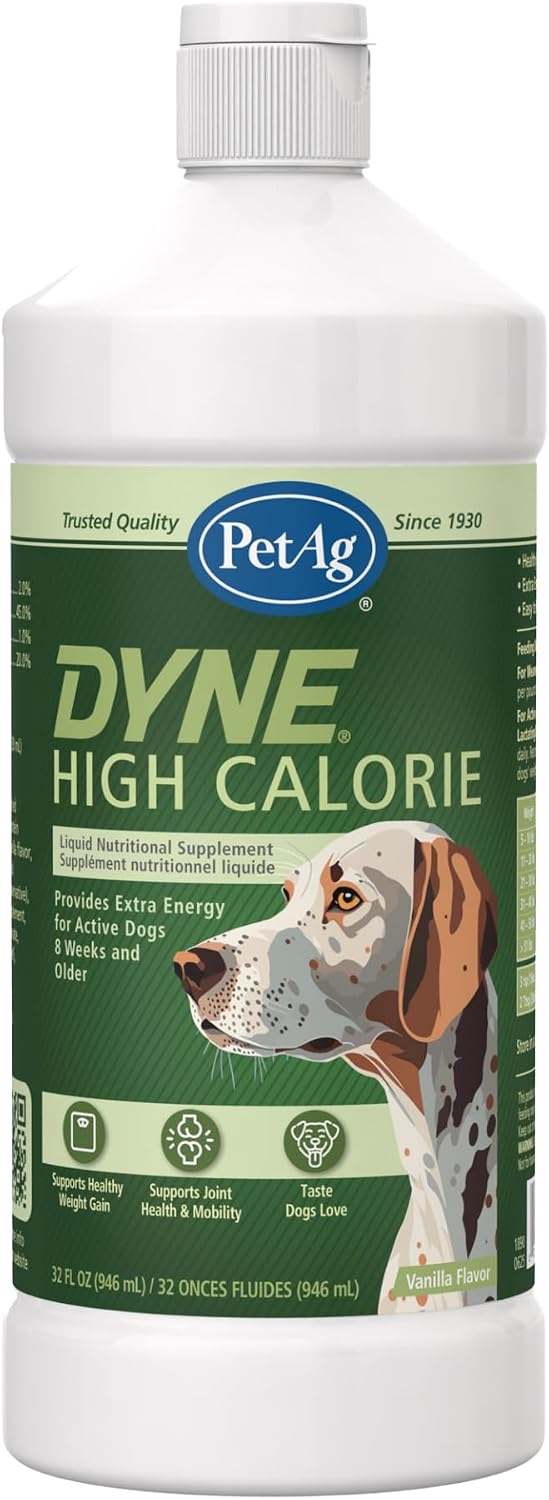 PetAg Dyne High Calorie Liquid Nutritional Supplement for Dogs & Puppies, 946 ml - görsel 1