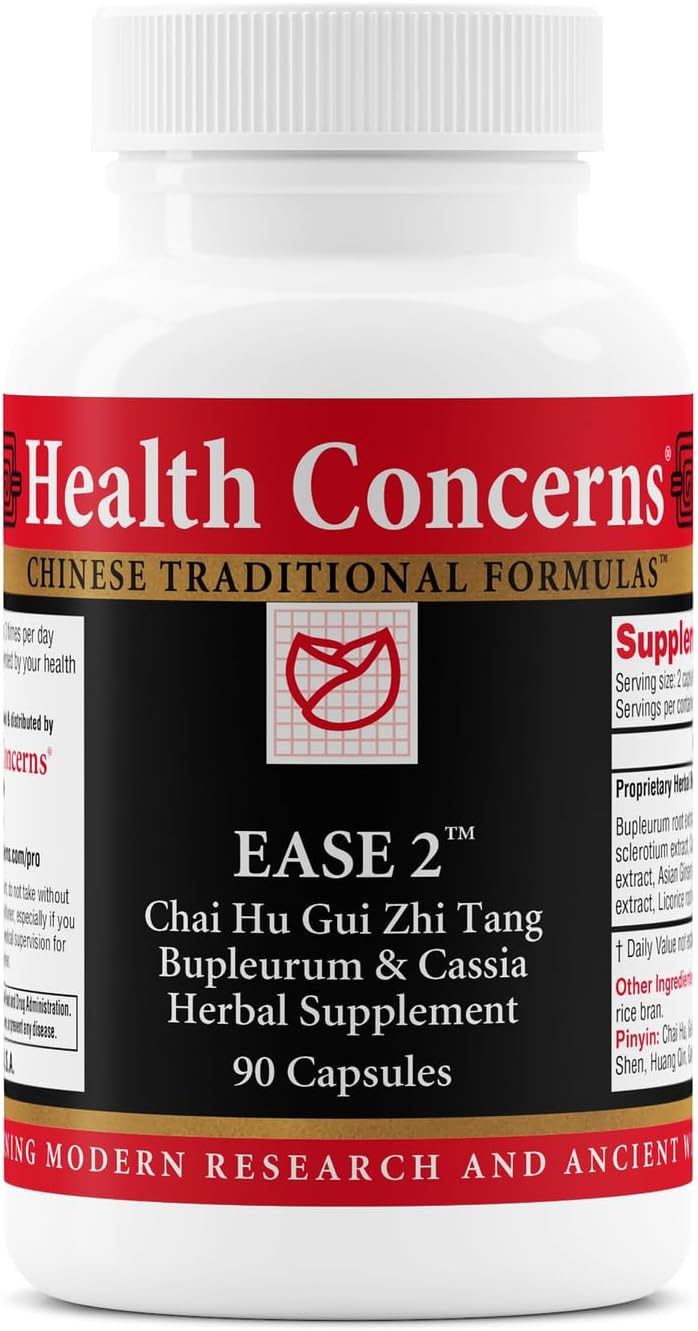 Health Concerns Ease 2 – Liver & Digestive Support – Chinese Herbal Formula – 90 Capsules - görsel 1