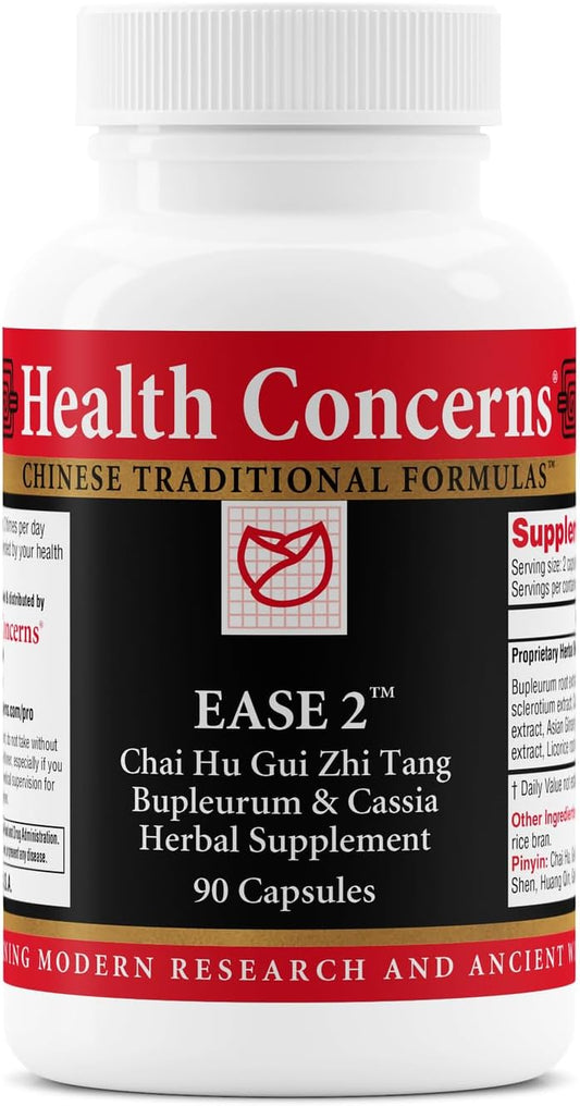 Health Concerns Ease 2 – Liver & Digestive Support – Chinese Herbal Formula – 90 Capsules