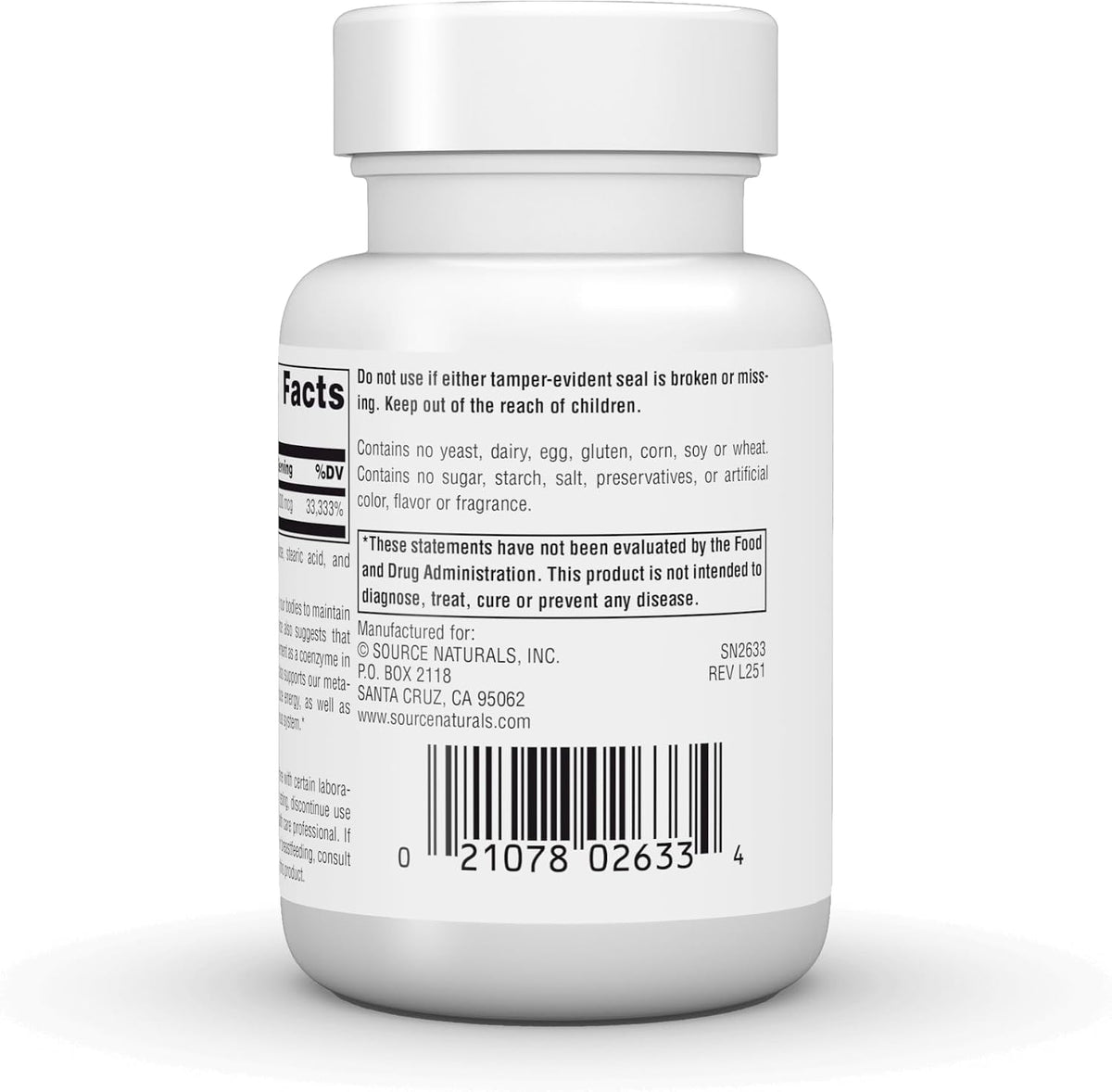 Source Naturals Biotin 10,000 mcg - Hair, Skin & Nail Support - 120 Tablets – Image 4