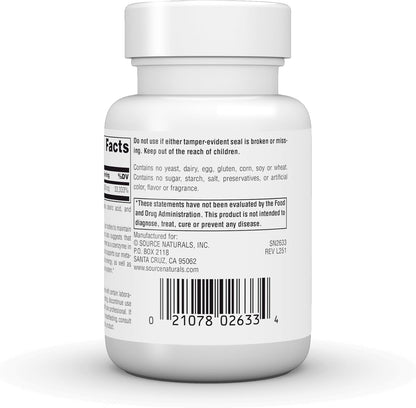 Source Naturals Biotin 10,000 mcg - Hair, Skin & Nail Support - 120 Tablets – Image 4