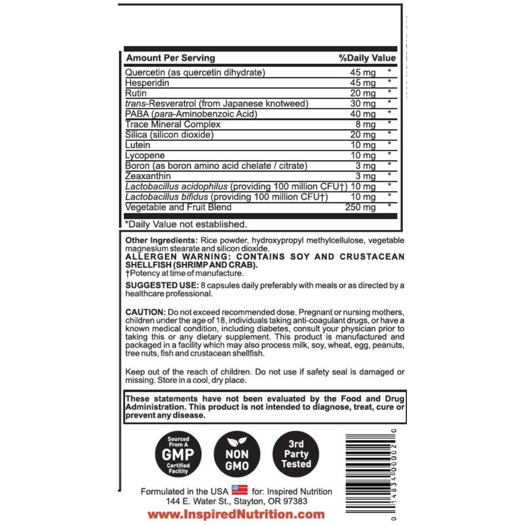 Inspired Nutrition Foundation, 240 Tablets - görsel 3