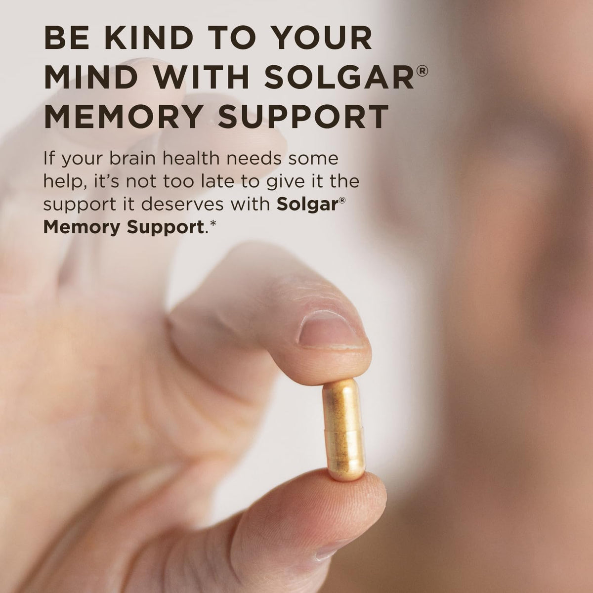 Solgar Memory Support Brain Supplement with Nutricog, Vitamin D & Huperzine-A – 30 Servings - görsel 5