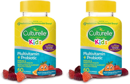 Culturelle Children's Probiotic Gummies - Multivitamin + Probiotic for Ages 2+ - 60 Gummies