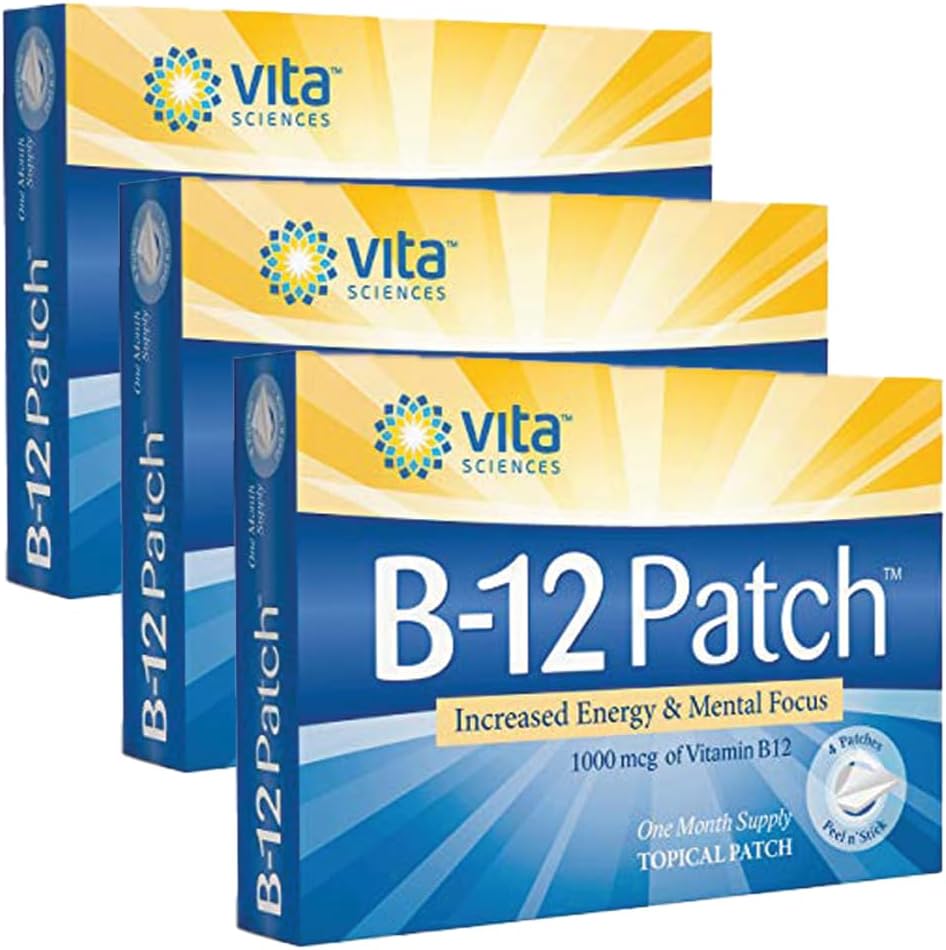 Vita Sciences Vitamin B12 Application - Extra Strength Formula for Men and Women, 1 Month Supply. Supports Normal Energy Release, Psychological Function and Metabolism - Pack of 3 - görsel 1