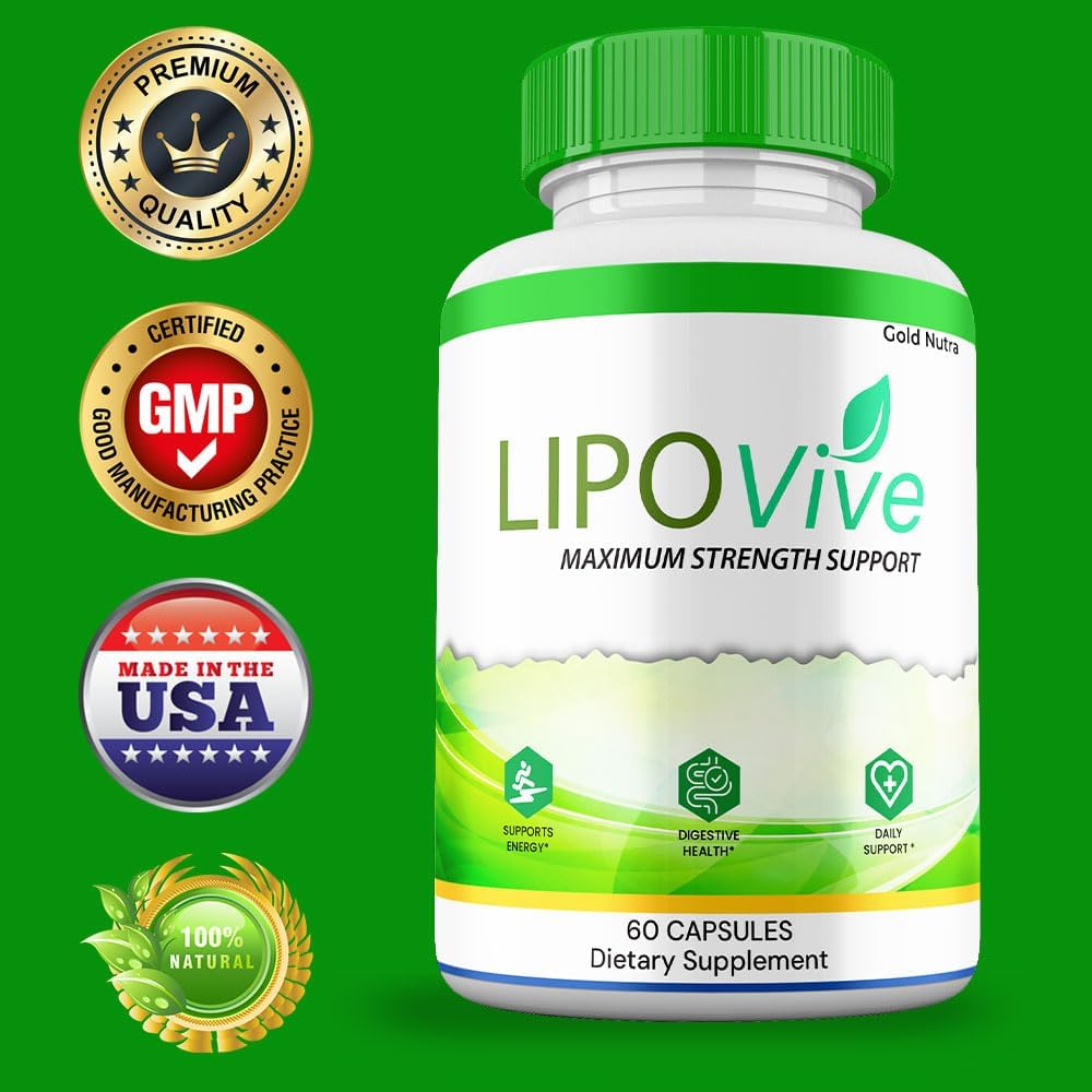 LipoVive Capsules – Maximum Strength Advanced Formula (2-Pack) - görsel 3