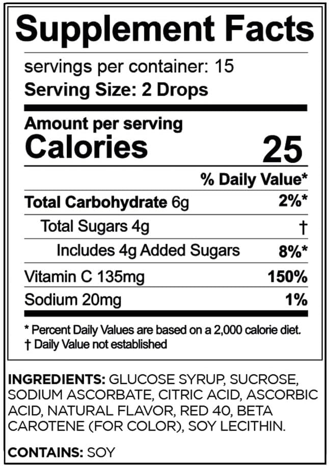 Quality Choice Vitamin C Drops, Citrus Flavour, 30 Count - görsel 3