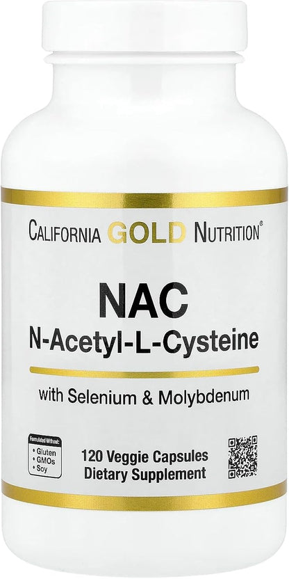 Lake Avenue Nutrition N-Acetyl-L-Cysteine, 600 mg, 120 Veggie Capsules