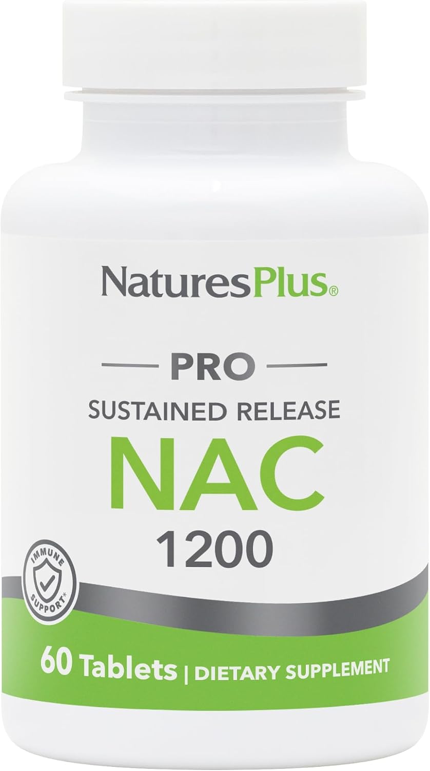 NaturesPlus PRO NAC 1200 mg - 60 Tablets - görsel 1