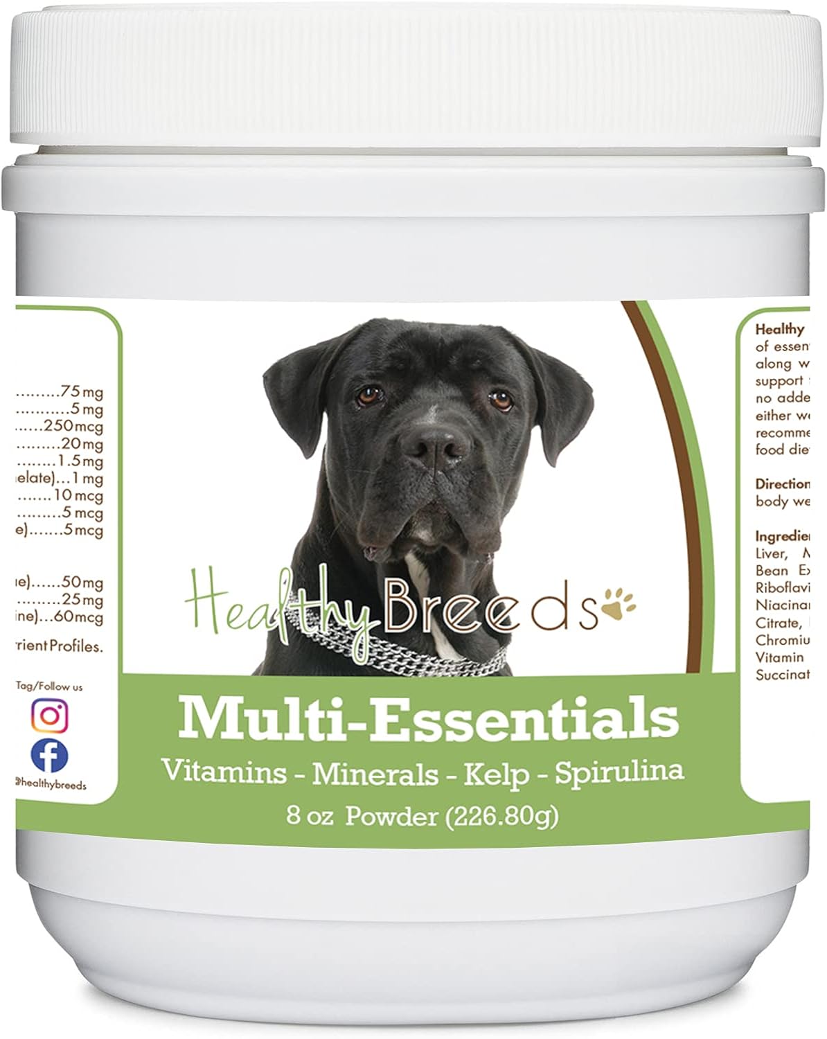 Healthy Breeds Cane Corso Multi-Essentials Powder for Dogs - 8 oz - görsel 1