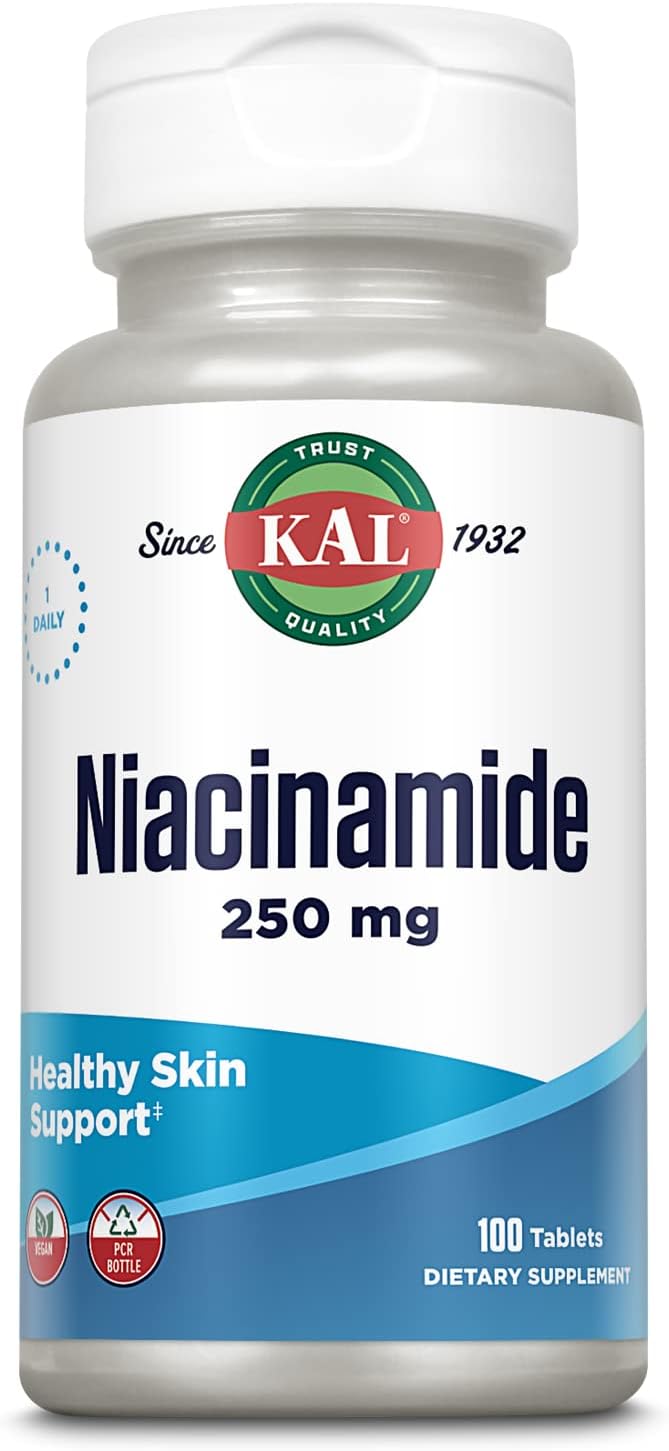 KAL Niacin 500mg Flush Free - Vitamin B3 Food Supplement - görsel 9