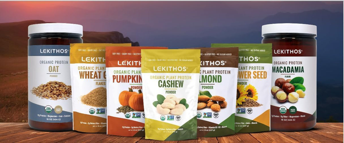 Lekithos Organic Hazelnut Protein Powder - 227g Pack, 56g Plant Protein, Organic, Vegan, Non-GMO - görsel 4
