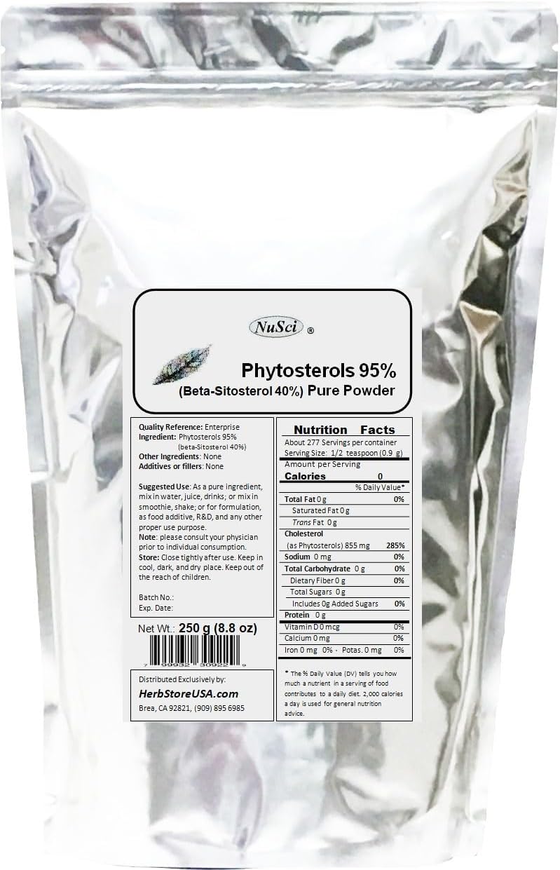 Phytosterol Beta-Sitosterol Pure Powder (100 g) - görsel 2