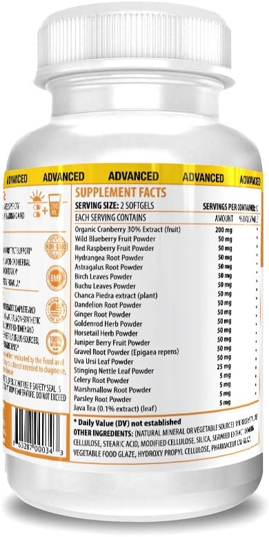 Actif Kidney Mega Support with 10+ Advanced Factors and Organic Cranberry - 120 Capsules – Image 4