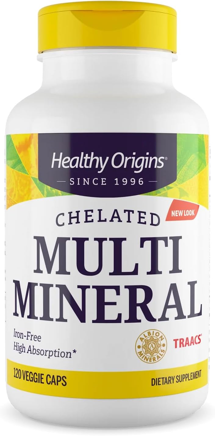 Healthy Origins Chelated Multi Mineral, 240 Veggie Capsules - görsel 8