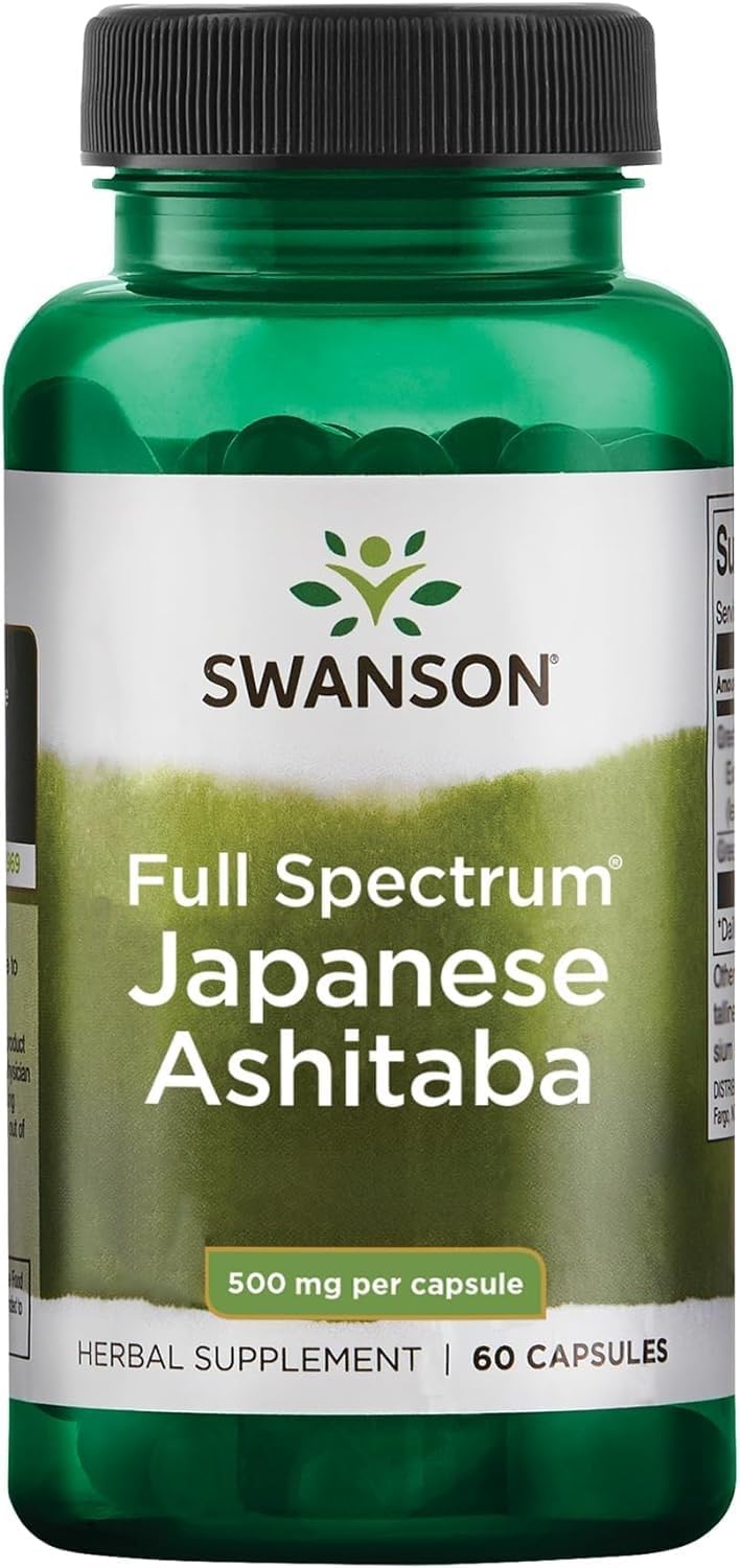 Swanson Japanese Ashitaba Full Spectrum Supplement, 60 Capsules - görsel 1