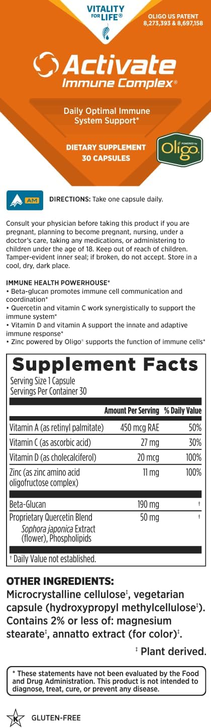 Melaleuca Activate Immune Complex - 30 Capsules - görsel 1