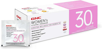GNC Women's 30+ Vitapak Programme | Daily Vitamins and Minerals – 30 Servings
