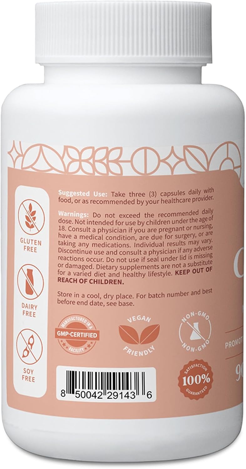 Pattern Wellness Fibro Complex – Advanced Formula with BioPerine® for Nutrient Absorption – Supports Muscle, Joint & Mobility Health – 90 Vegan Capsules - görsel 2