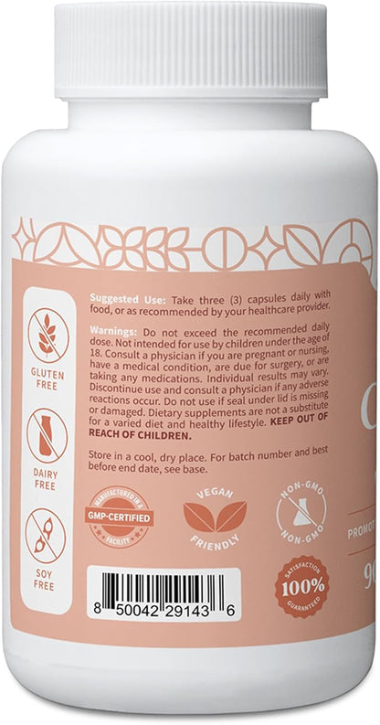 Pattern Wellness Fibro Complex – Advanced Formula with BioPerine® for Nutrient Absorption – Supports Muscle, Joint & Mobility Health – 90 Vegan Capsules