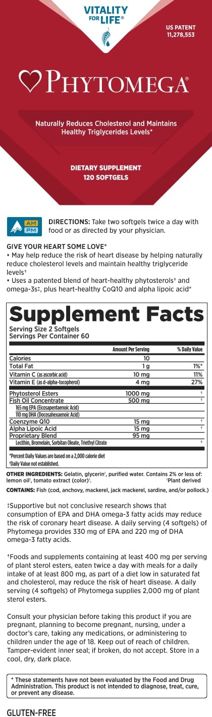 Melaleuca Phytomega Omega-3 with CoQ10, 120 Soft gel capsules