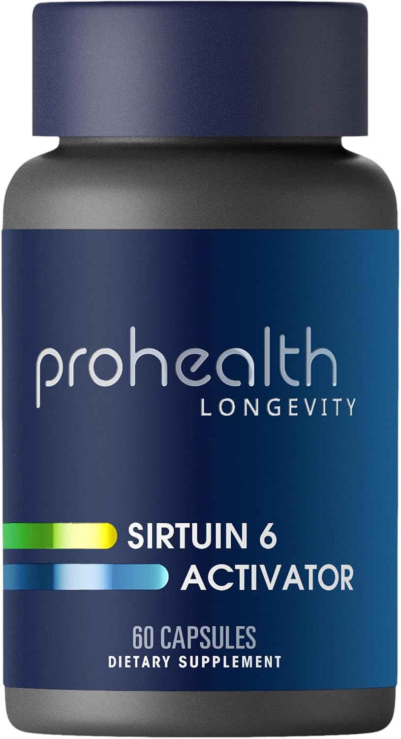 ProHealth Sirtuin 6 Activator - 60 Capsules - Fucoidan-Rich Seaweed Extract for Longevity & DNA Support - görsel 1