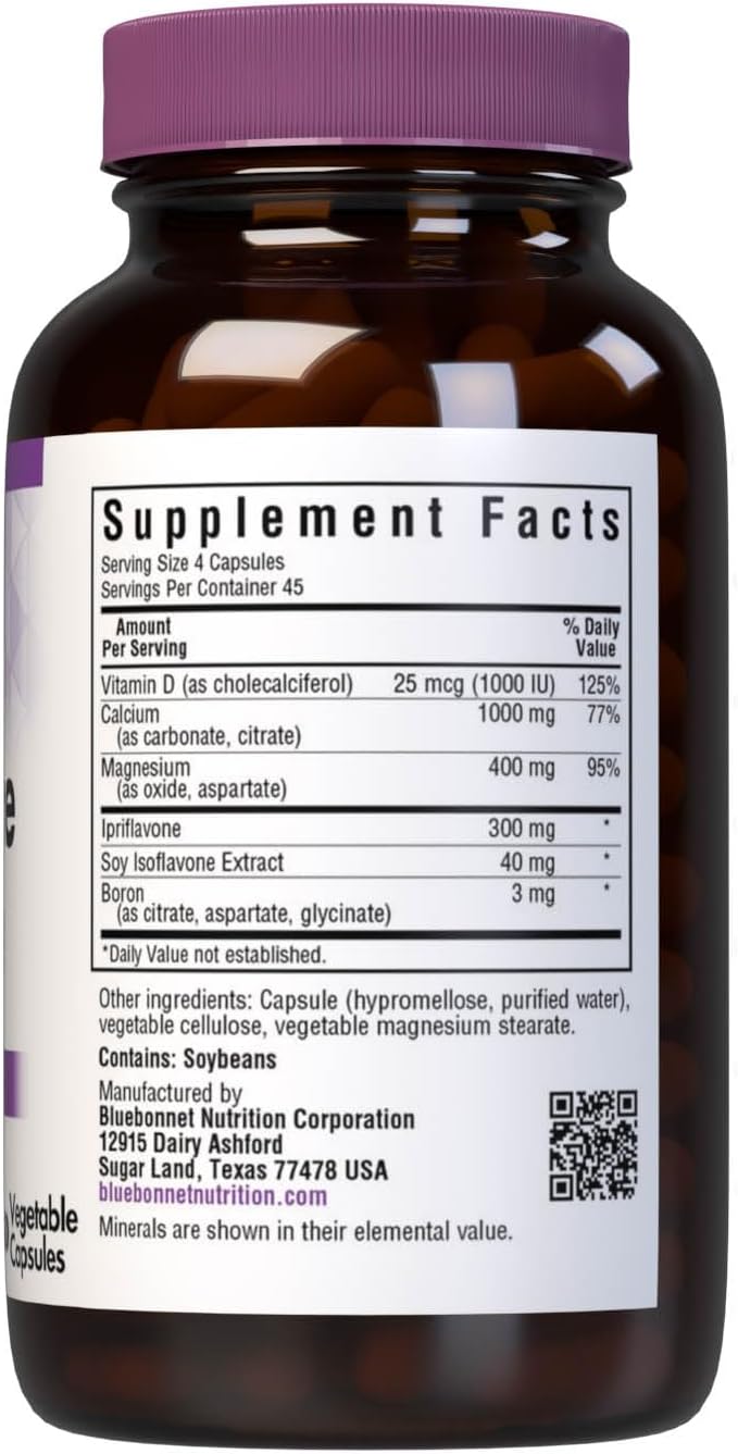 BlueBonnet Osteo-Bone Formula - Bone Health Support, 180 Vegetarian Capsules - görsel 2