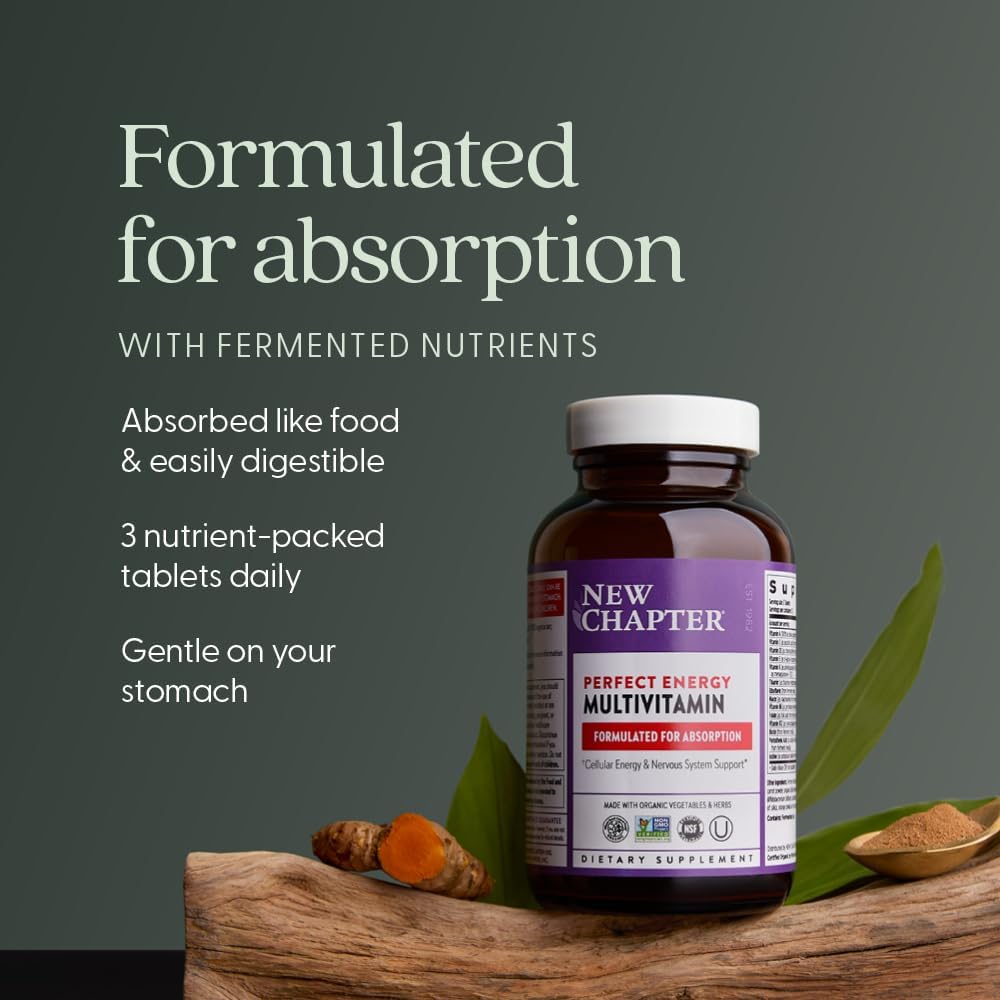 New Chapter Perfect Energy Multivitamin – 96 Tablets - görsel 4