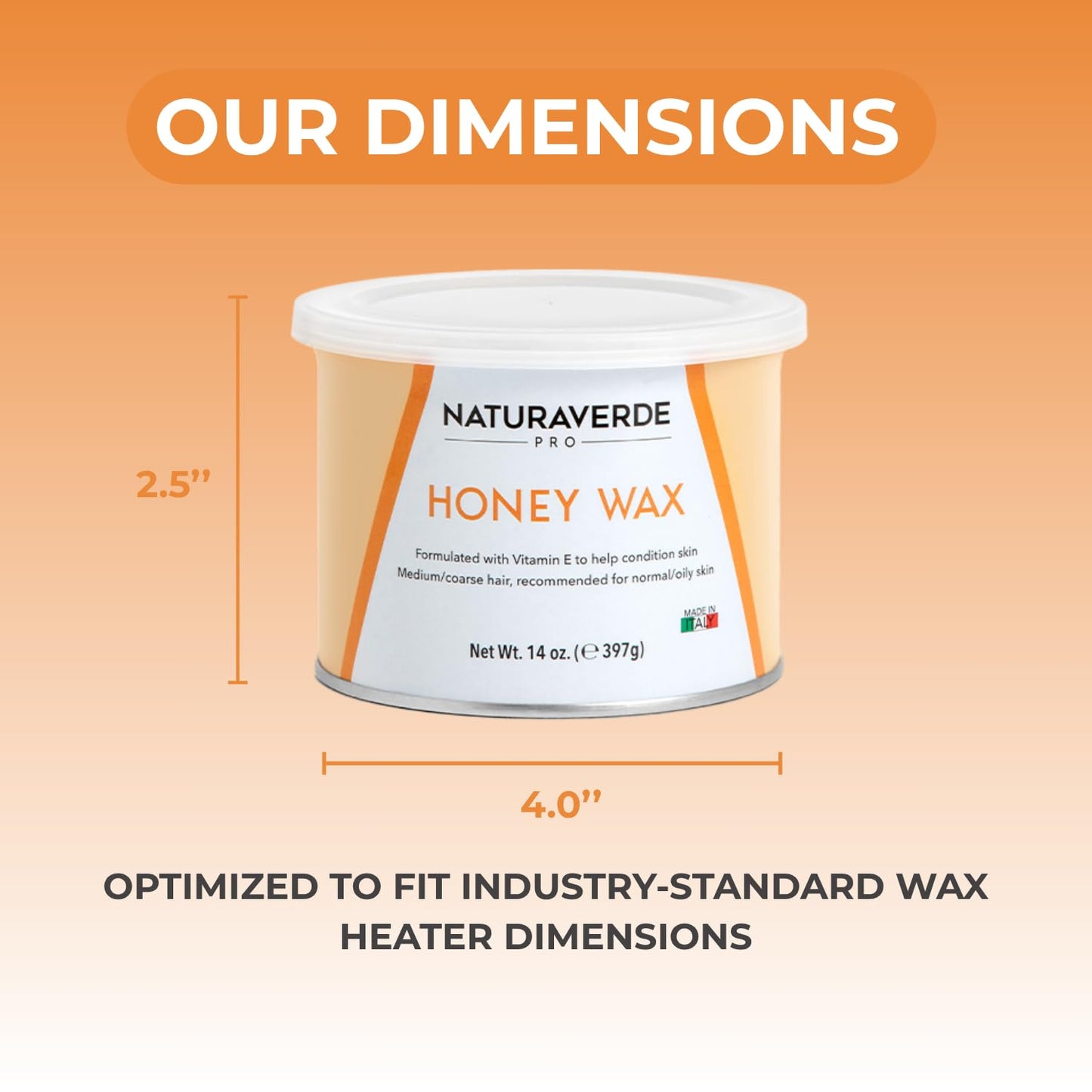 NaturaverdePro Honey Soft Wax for Body and Facial Hair Removal - 400 g - görsel 3