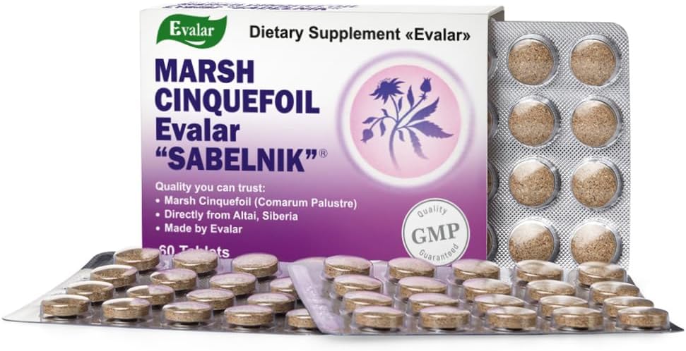 Evalar Marsh Cinquefoil (Comarum Palustre) Tablets - 60 - görsel 3