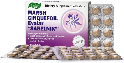 Evalar Marsh Cinquefoil (Comarum Palustre) Tablets - 60