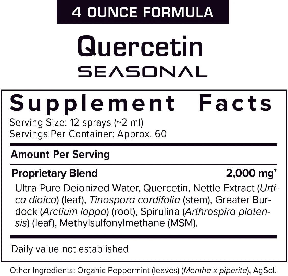 Results RNA Quercetin Seasonal Oral Spray – Immune & Respiratory Support – 120 ml (60-Day Supply) - görsel 2