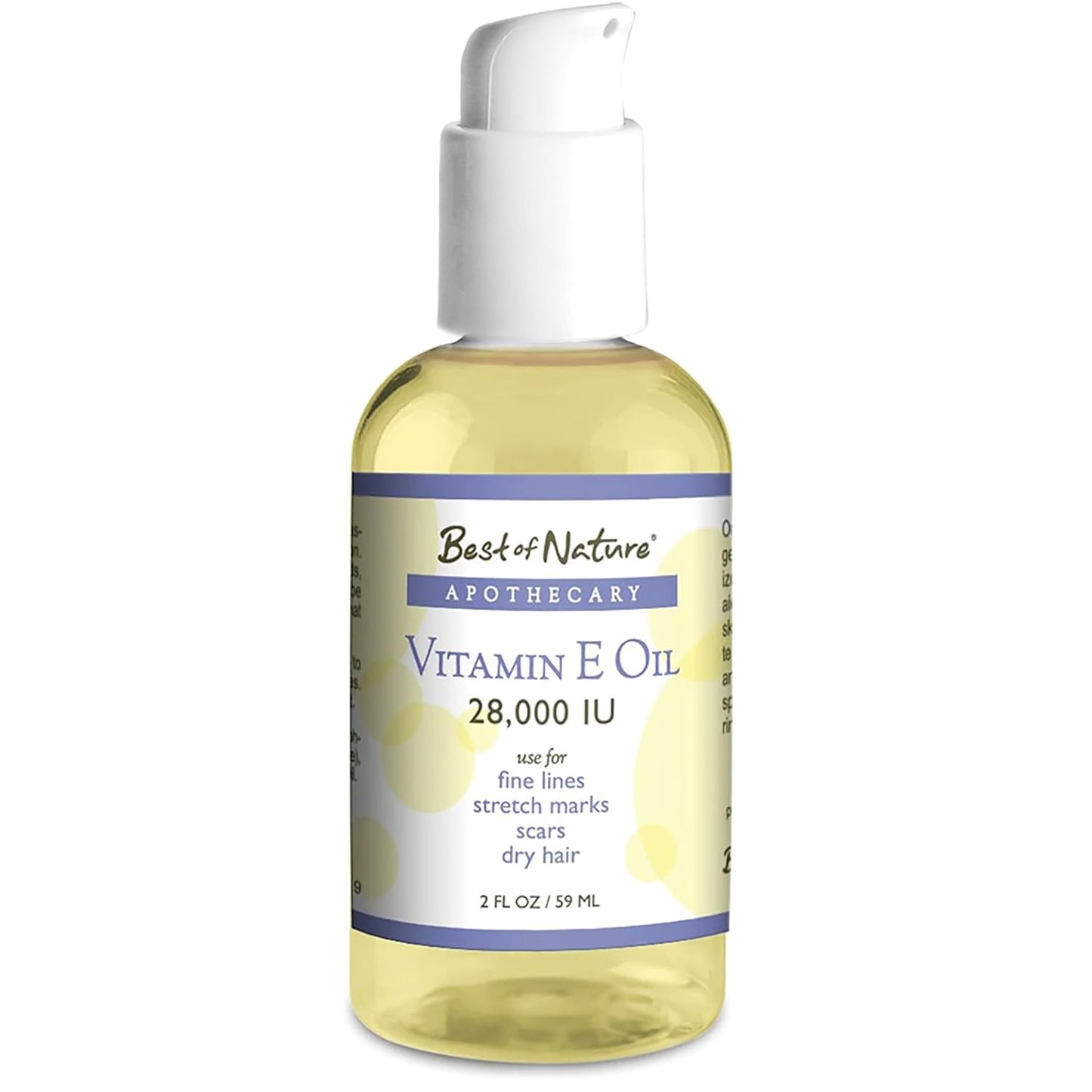 Best of Nature Vitamin E Oil 28,000 IU, Unscented Moisturiser with Fractionated Coconut – Hair, Skin, Face, & Hands - görsel 8