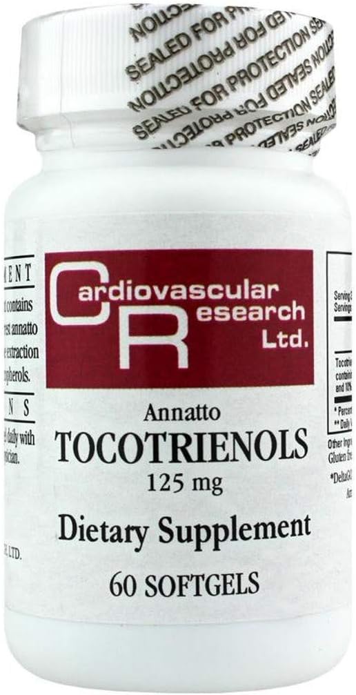 Cardiovascular Research Annatto Tocotrienols 125 mg, 60 Softgels - görsel 1