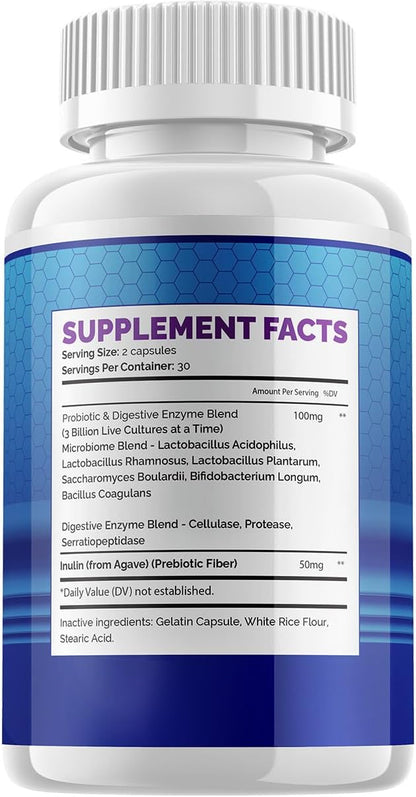 Nano Defence Pro Probiotic Supplement – Advanced Formula for Healthy Nails, Maximum Strength, for Men and Women (2 Pack, 120 Capsules)