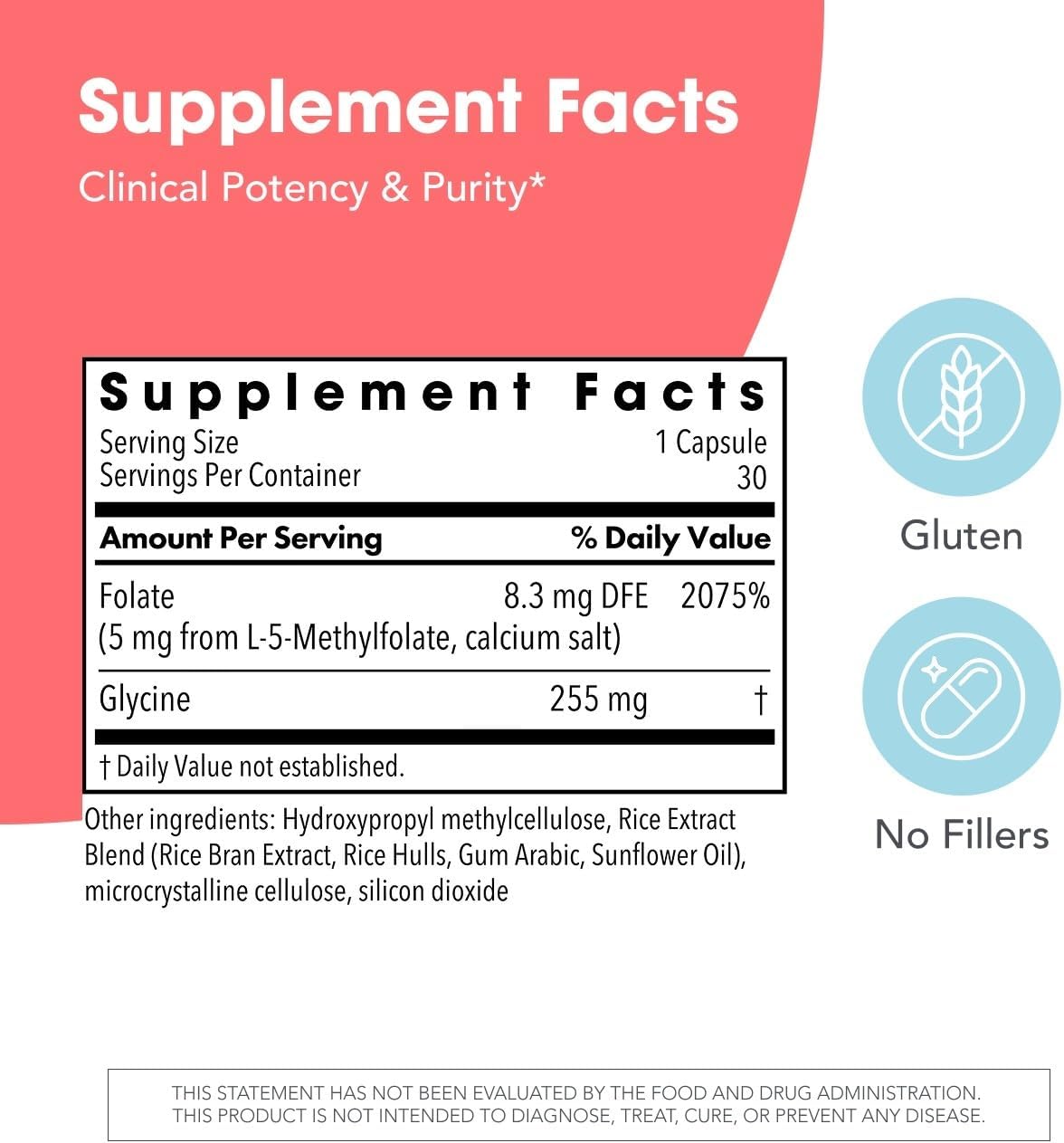 MethylPro L-Methylfolate 5 mg - Methylated Vitamin B9 for Brain Health, Focus and Calm - 30 Capsules - görsel 3