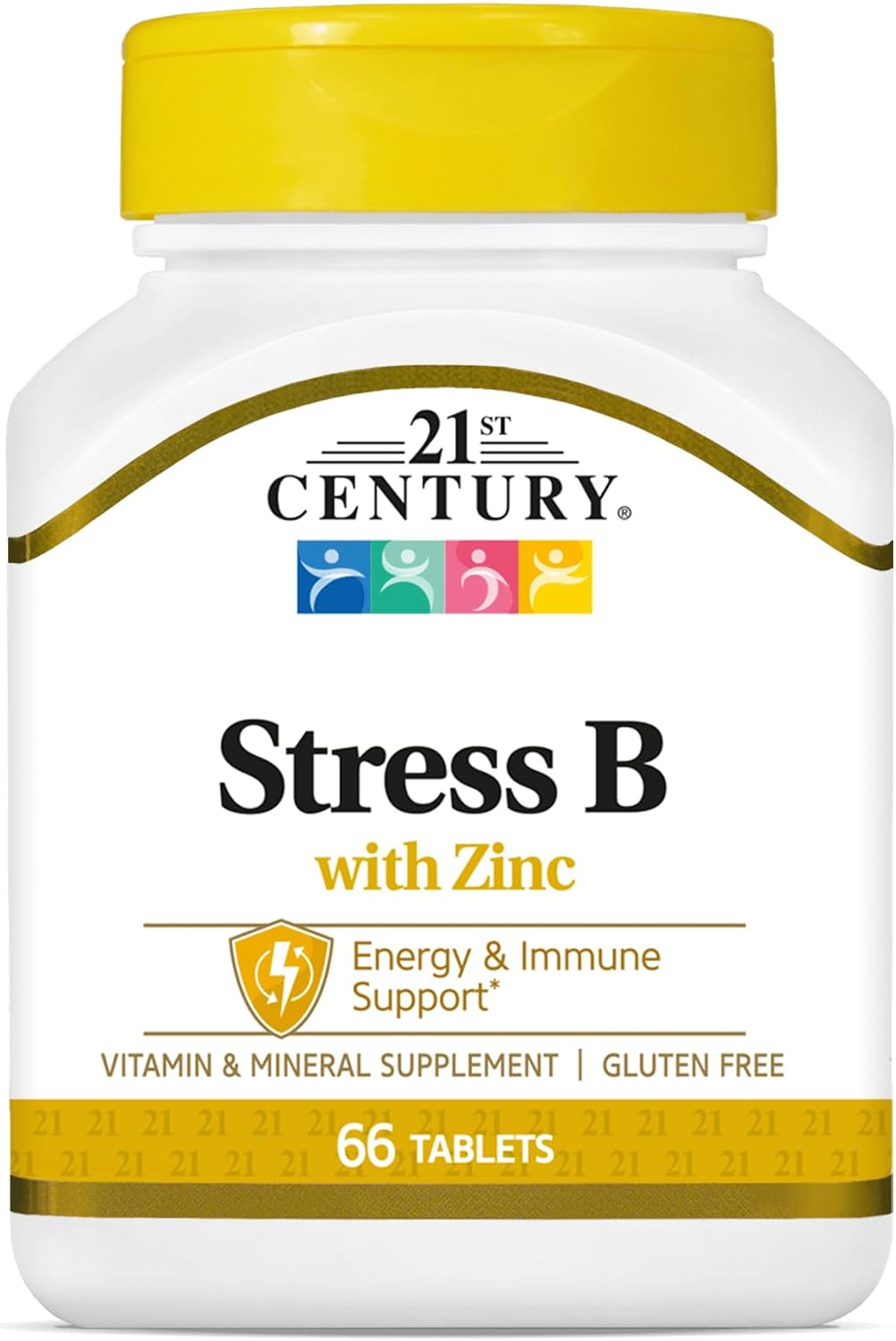 21st Century Stress B Plus Zinc, 66 Tablets - görsel 1